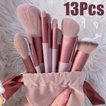 13 Pcs Cosmetic Makeup Brush Set Beauty Tool