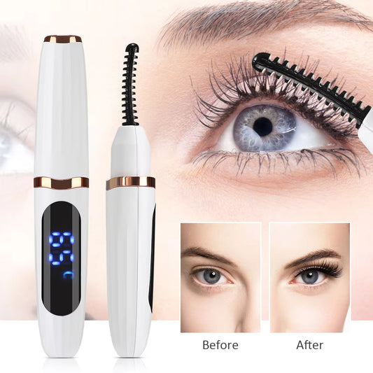 Rechargeable Electric Heated Eyelash Curler - 3 Gears Temperature Control